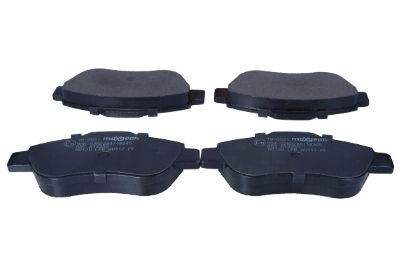 Комплект тормозных колодок дисковый тормоз MAXGEAR 19-0521