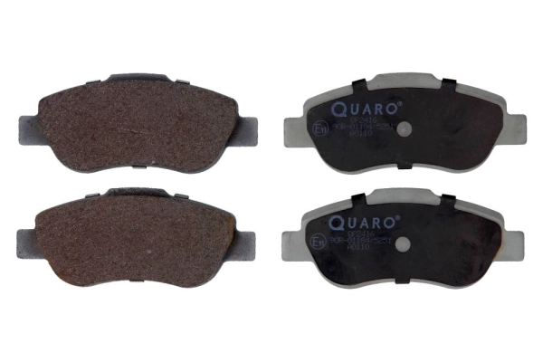 Комплект тормозных колодок дисковый тормоз QUARO QP2416