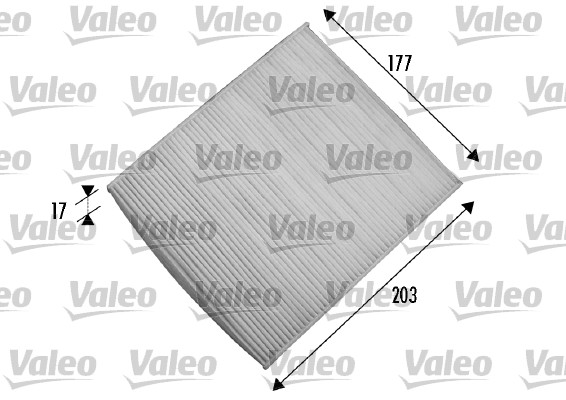 Фильтр воздух во внутренном пространстве valeo essential VALEO 698866