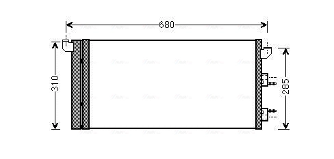 Конденсатор кондиционер AVA QUALITY COOLING FTA5293D