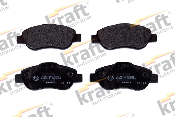 Комплект тормозных колодок дисковый тормоз KRAFT AUTOMOTIVE 6003280
