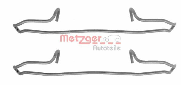Комплектующие колодки дискового тормоза METZGER 109-1159