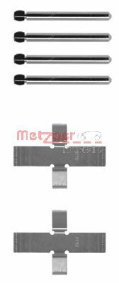 Комплектующие колодки дискового тормоза METZGER 109-0902