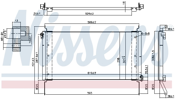 Конденсатор кондиционер first fit NISSENS 94217