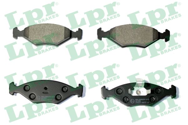 Комплект тормозных колодок дисковый тормоз LPR 05P679