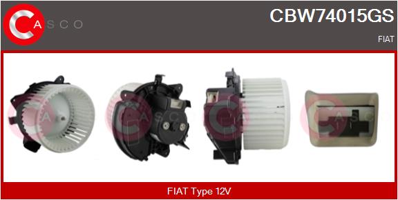 Вентилятор салона genuine CASCO CBW74015GS