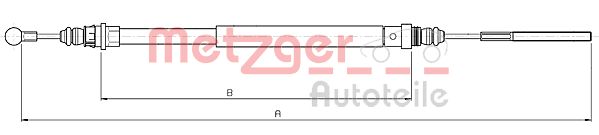 Тросик cтояночный тормоз METZGER 10.4722