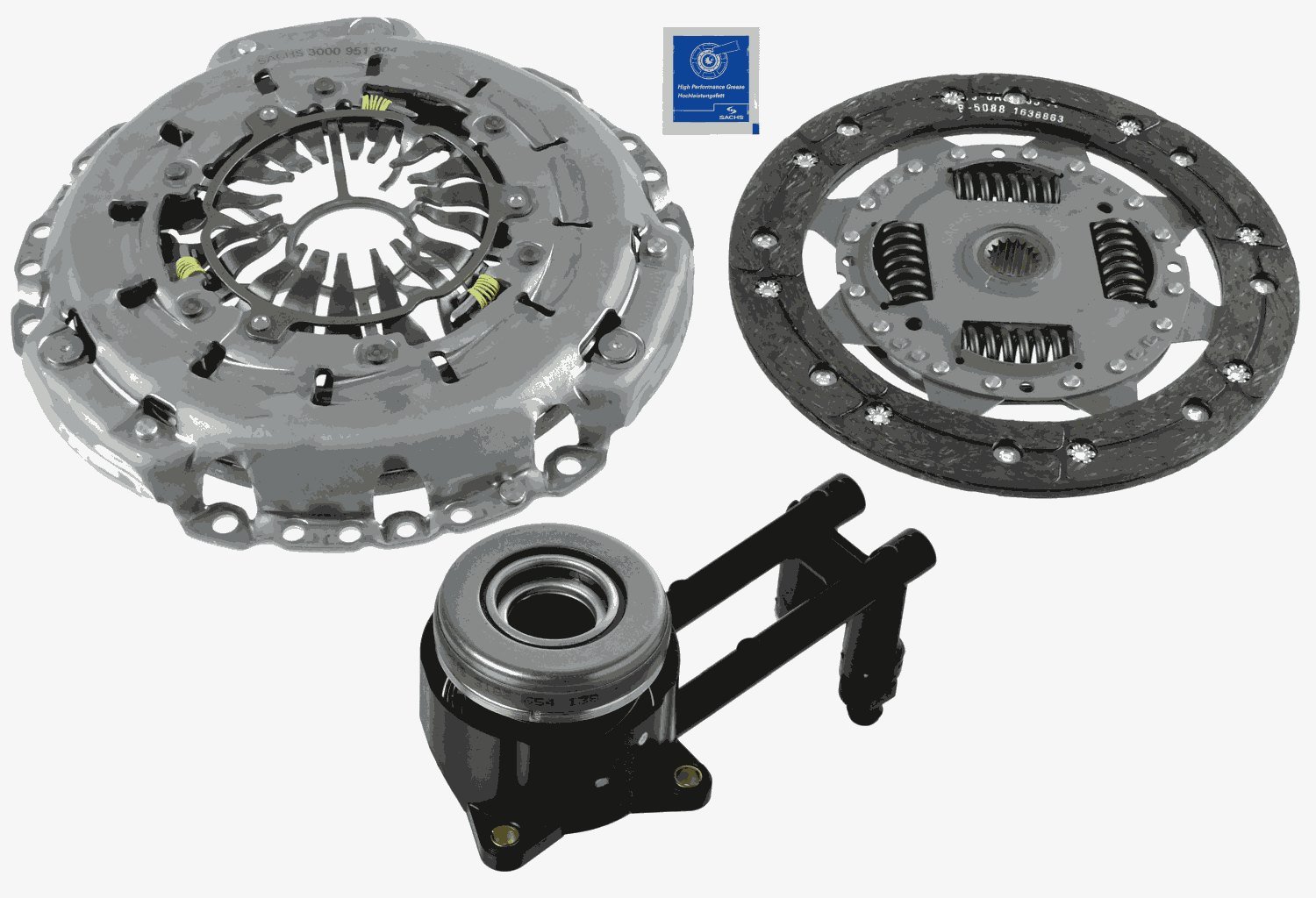 Комплект сцепления xtend kit plus csc SACHS 3000 990 223