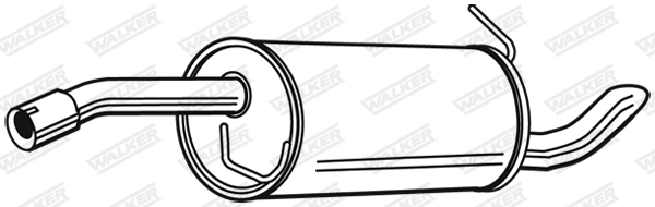 Глушитель выхлопных газов конечный WALKER PRODUCTS 71398