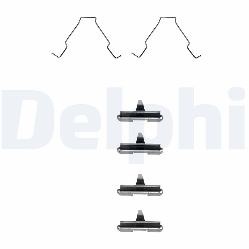 Комплектующие колодки дискового тормоза DELPHI LX0267