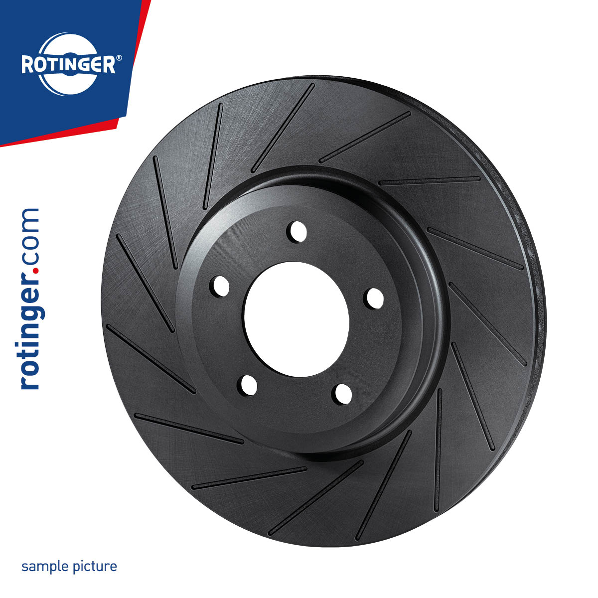 Тормозной диск graphite regular slotted plus ROTINGER RT 2545-GL T6