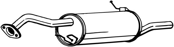 Глушитель выхлопных газов конечный BOSAL 171-327