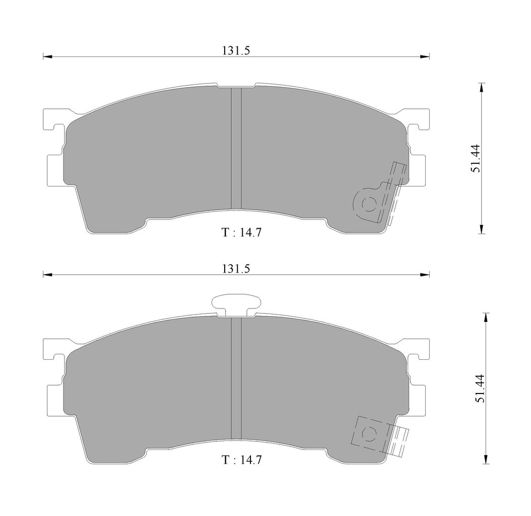 Комплект тормозных колодок дисковый тормоз BOSCH 0 986 505 781