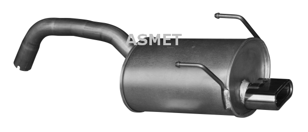 Глушитель выхлопных газов конечный ASMET 16.088