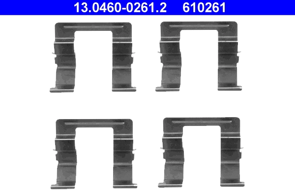 Комплектующие колодки дискового тормоза ATE 13.0460-0261.2