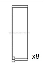 Шатунный подшипник FAI AUTOPARTS BB2085-025