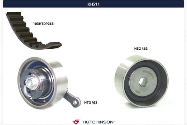 Комплект ремня грм HUTCHINSON KH 511
