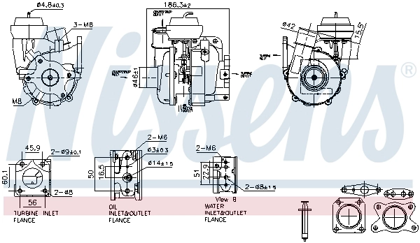 Компрессор наддув first fit NISSENS 93615