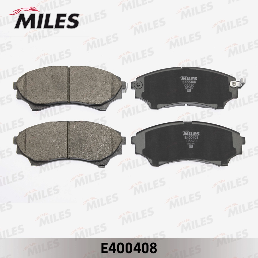 Комплект тормозных колодок дисковый тормоз MILES E400408