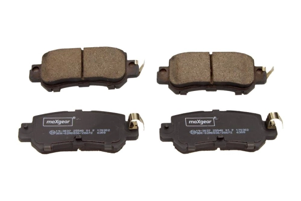 Комплект тормозных колодок дисковый тормоз MAXGEAR 19-3037