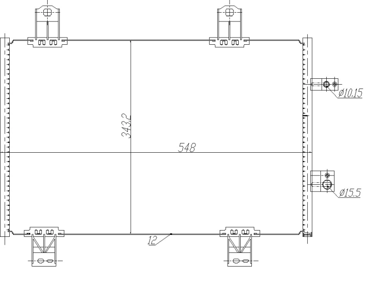Конденсатор кондиционер easy fit NRF 350480