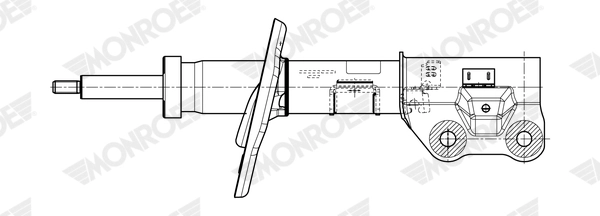 Амортизатор monroe original (gas technology) MONROE G8629