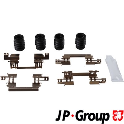 Комплектующие колодки дискового тормоза jp group