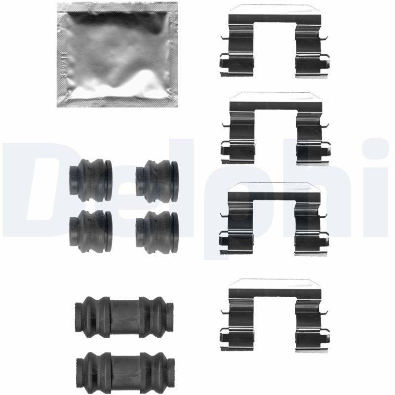 Комплектующие колодки дискового тормоза DELPHI LX0680