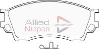 Комплект тормозных колодок дисковый тормоз anl braking ALLIED NIPPON ADB3711