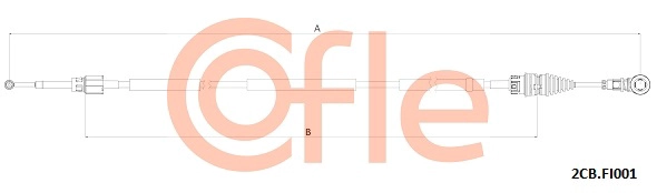 Трос механическая коробка передач COFLE 92.2CB.FI001
