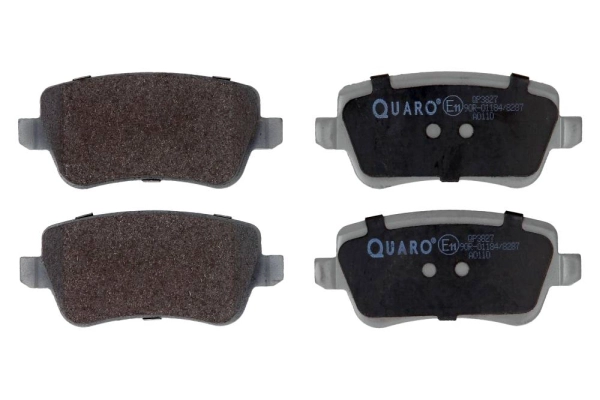 Комплект тормозных колодок дисковый тормоз QUARO QP3827