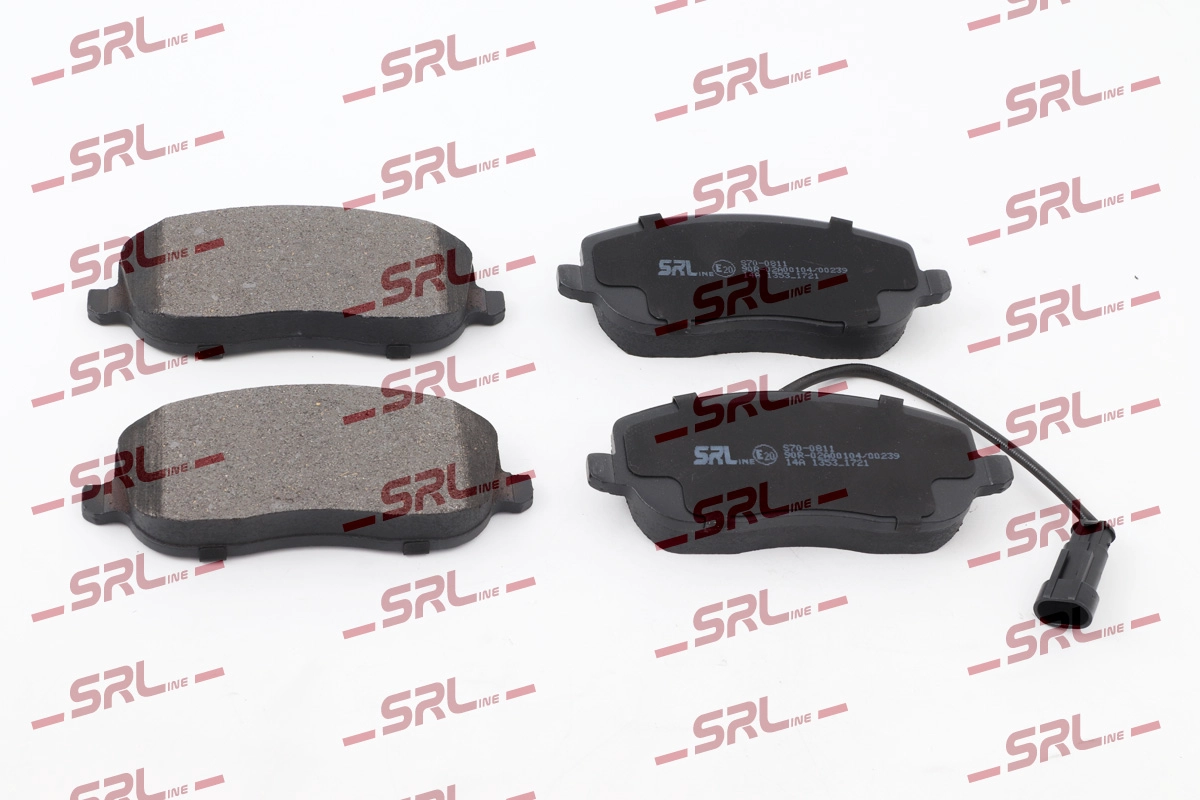 Комплект тормозных колодок дисковый тормоз SRLINE S70-0811