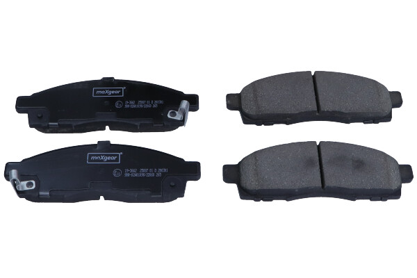 Комплект тормозных колодок дисковый тормоз MAXGEAR 19-3662