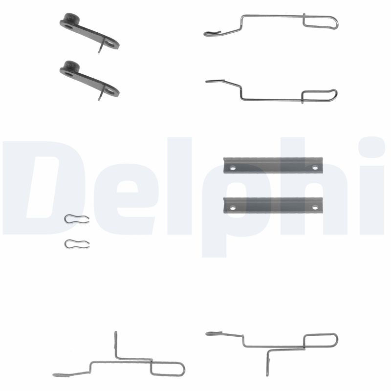 Комплектующие колодки дискового тормоза DELPHI LX0168