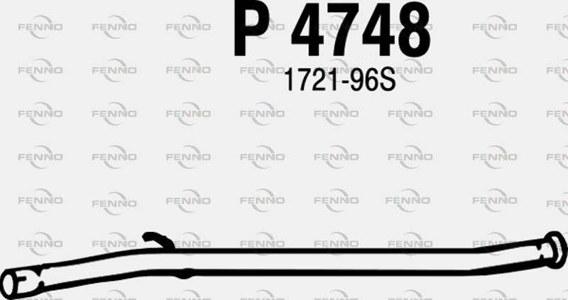 Труба выхлопного газа FENNO P4748