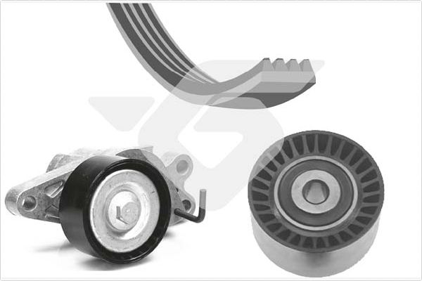 Поликлиновой ременный комплект HUTCHINSON KHV 123