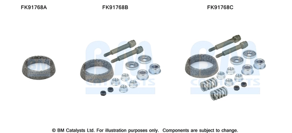 Монтажный комплект катализатор BM CATALYSTS FK91768