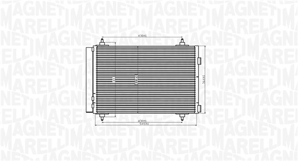 Конденсатор кондиционер MAGNETI MARELLI 350203916000
