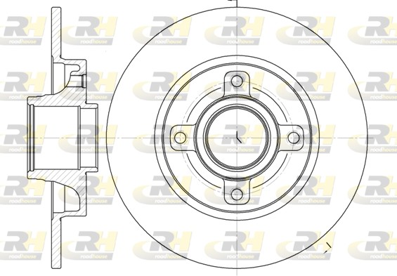 Тормозной диск ROADHOUSE 61014.00