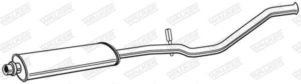 Средний глушитель выхлопных газов WALKER PRODUCTS 22618
