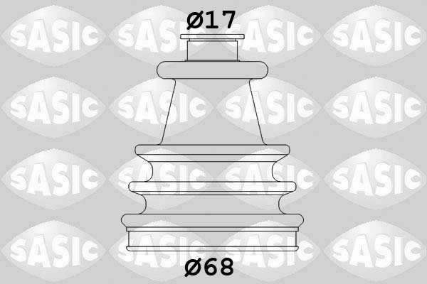Комплект пыльника приводной вал SASIC 2933403