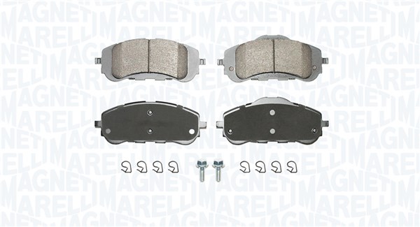 Комплект тормозных колодок дисковый тормоз MAGNETI MARELLI 363916060890