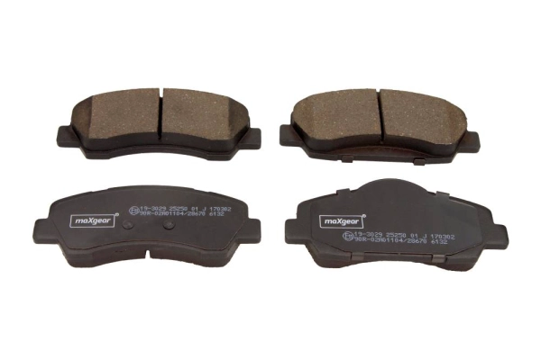 Комплект тормозных колодок дисковый тормоз MAXGEAR 19-3029