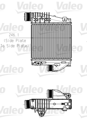 Интеркулер VALEO 818290