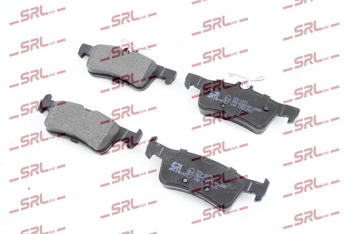 Комплект тормозных колодок дисковый тормоз SRLINE S70-1675