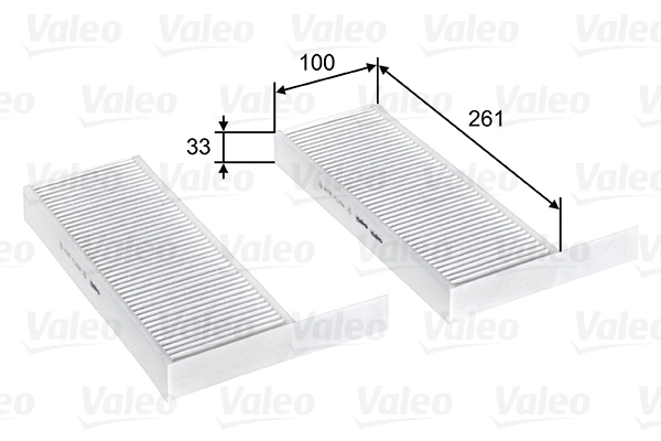 Фильтр воздух во внутренном пространстве valeo essential VALEO 715808