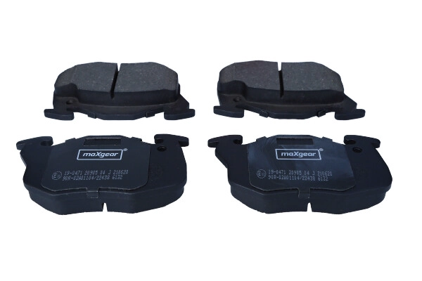 Комплект тормозных колодок дисковый тормоз MAXGEAR 19-0471