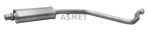 Средний глушитель выхлопных газов ASMET 08.021