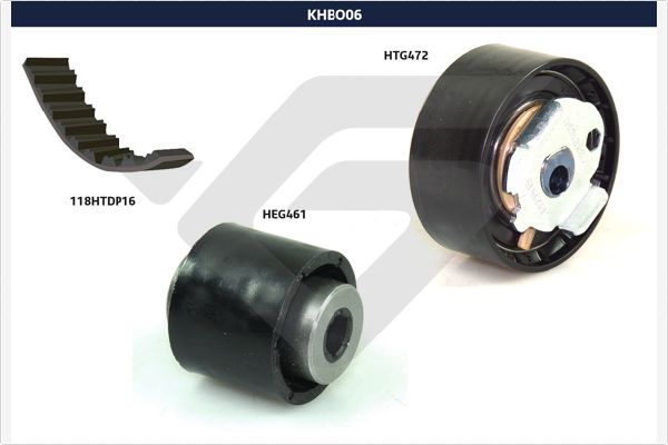 Комплект ремня грм HUTCHINSON KHBO 06