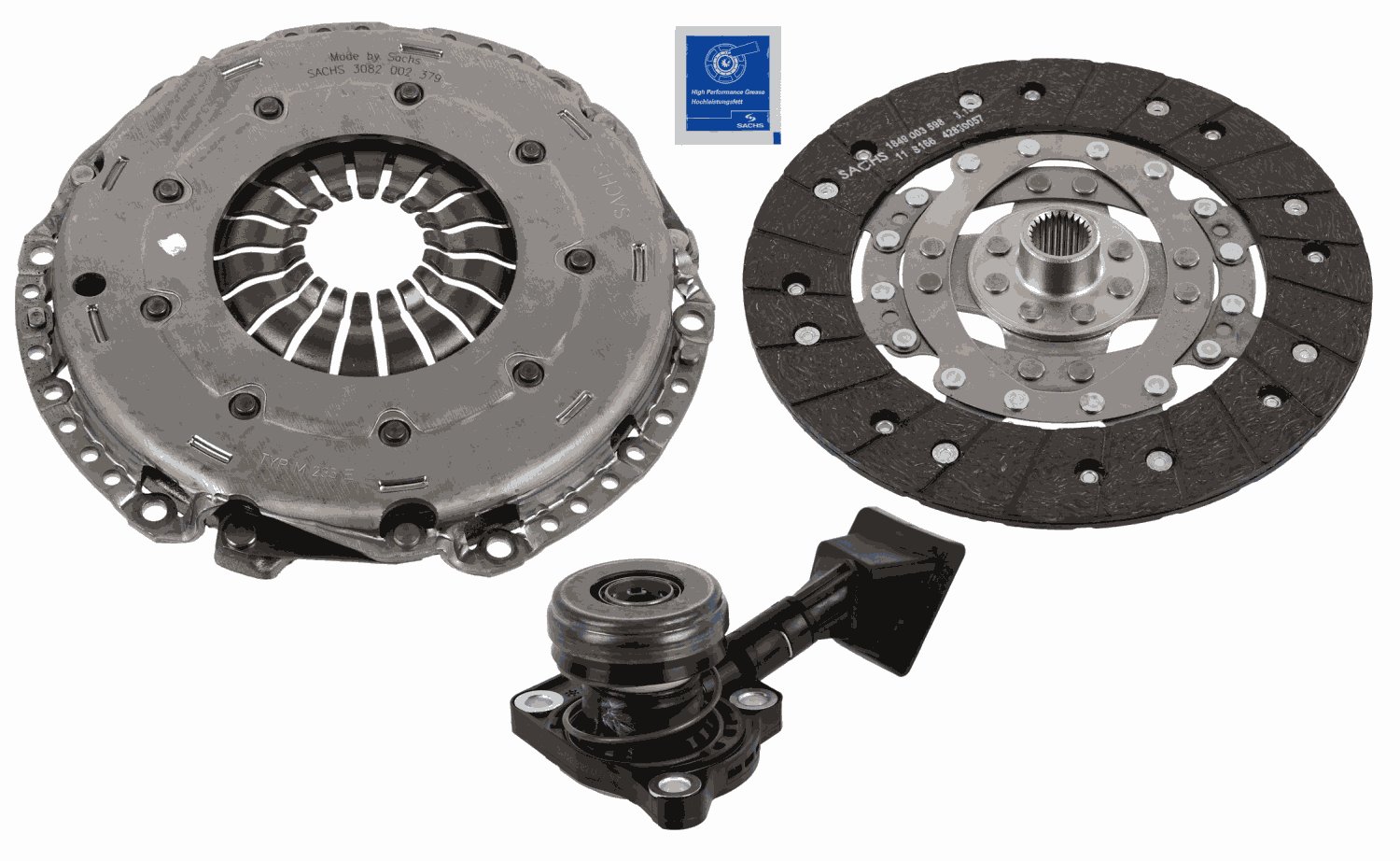 Комплект сцепления xtend kit plus csc SACHS 3000 990 469